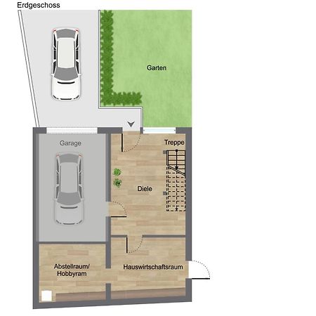 Bohnapartments - Town House Am Stadtpark - Gratis Parkplatz - Wlan Erfurt Esterno foto
