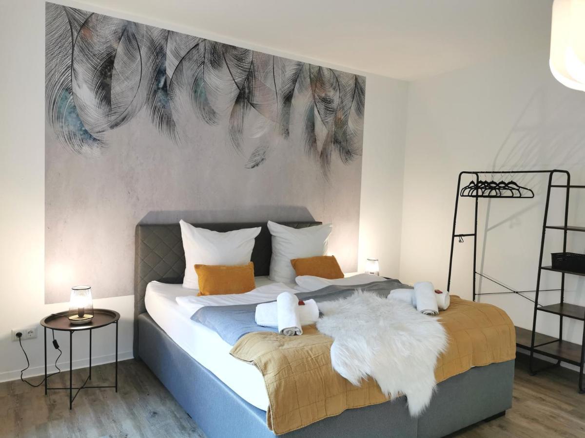 Bohnapartments - Town House Am Stadtpark - Gratis Parkplatz - Wlan Erfurt Esterno foto