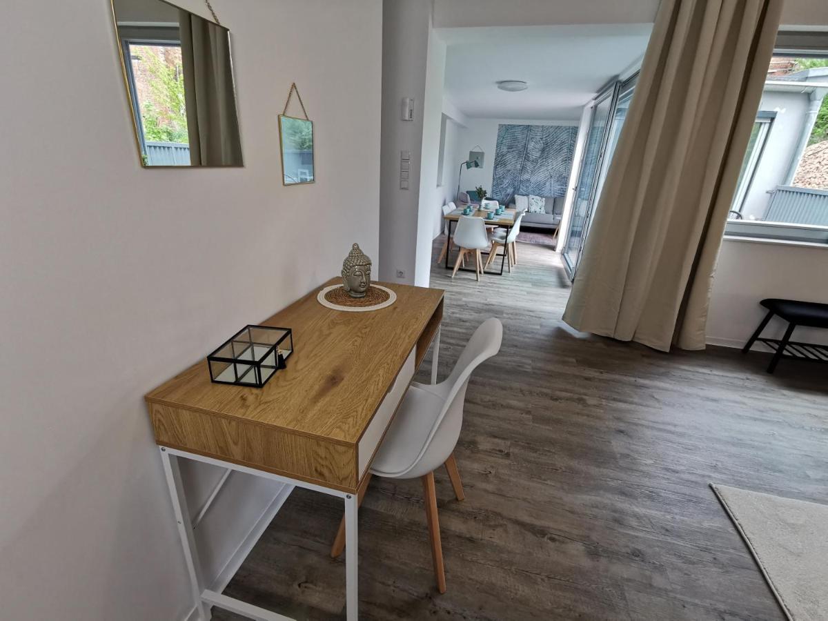 Bohnapartments - Town House Am Stadtpark - Gratis Parkplatz - Wlan Erfurt Esterno foto