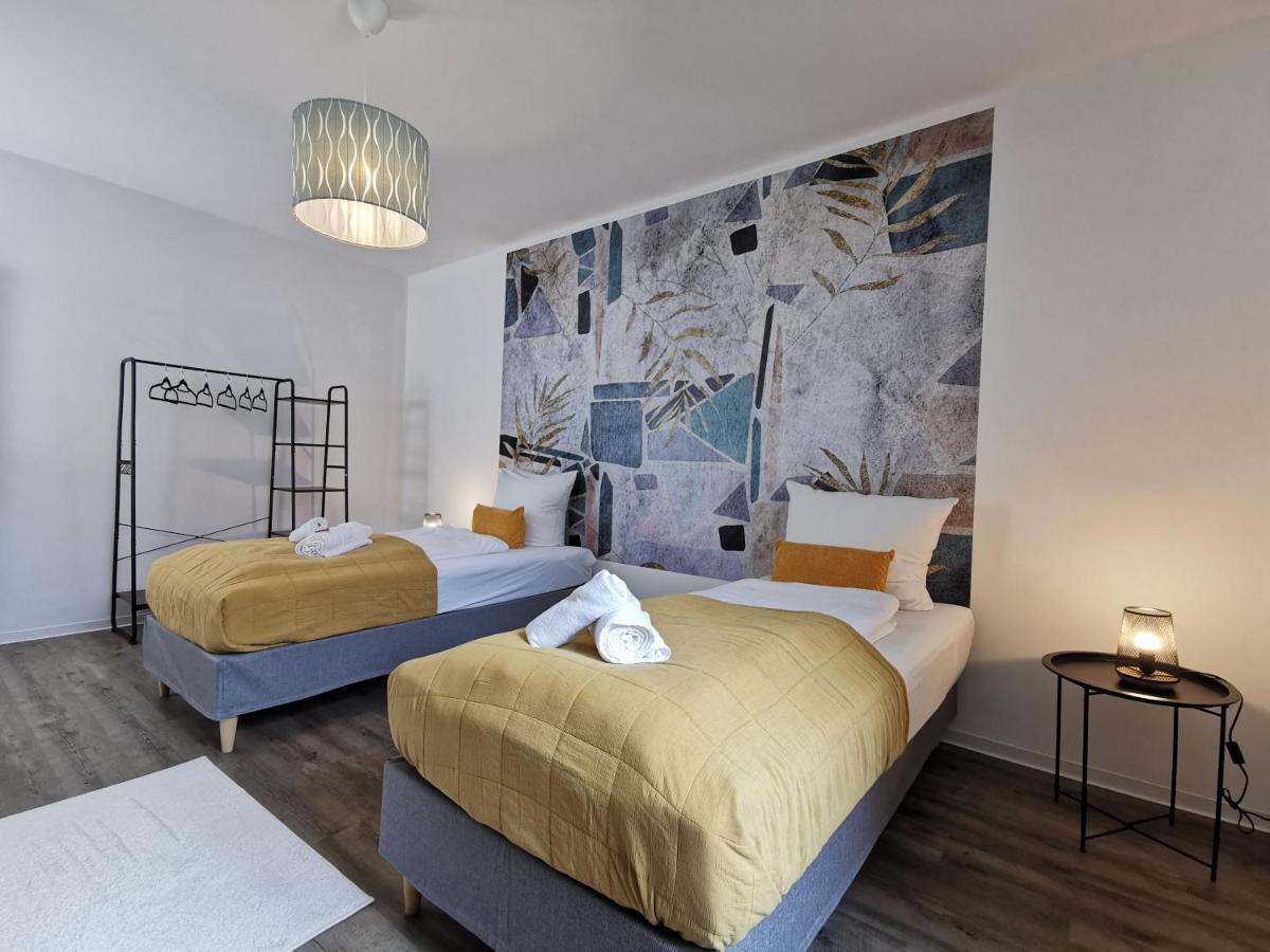 Bohnapartments - Town House Am Stadtpark - Gratis Parkplatz - Wlan Erfurt Esterno foto