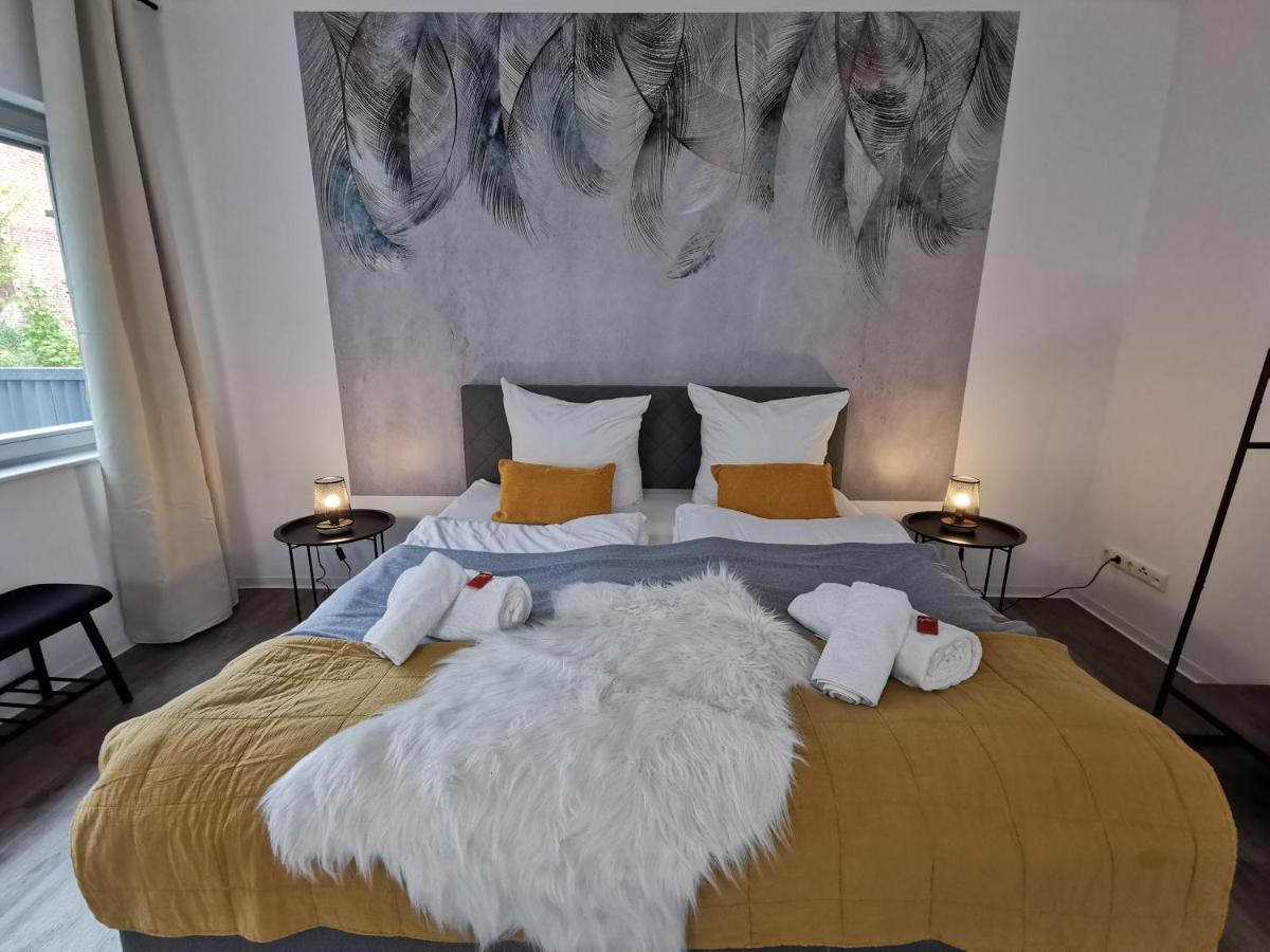 Bohnapartments - Town House Am Stadtpark - Gratis Parkplatz - Wlan Erfurt Esterno foto
