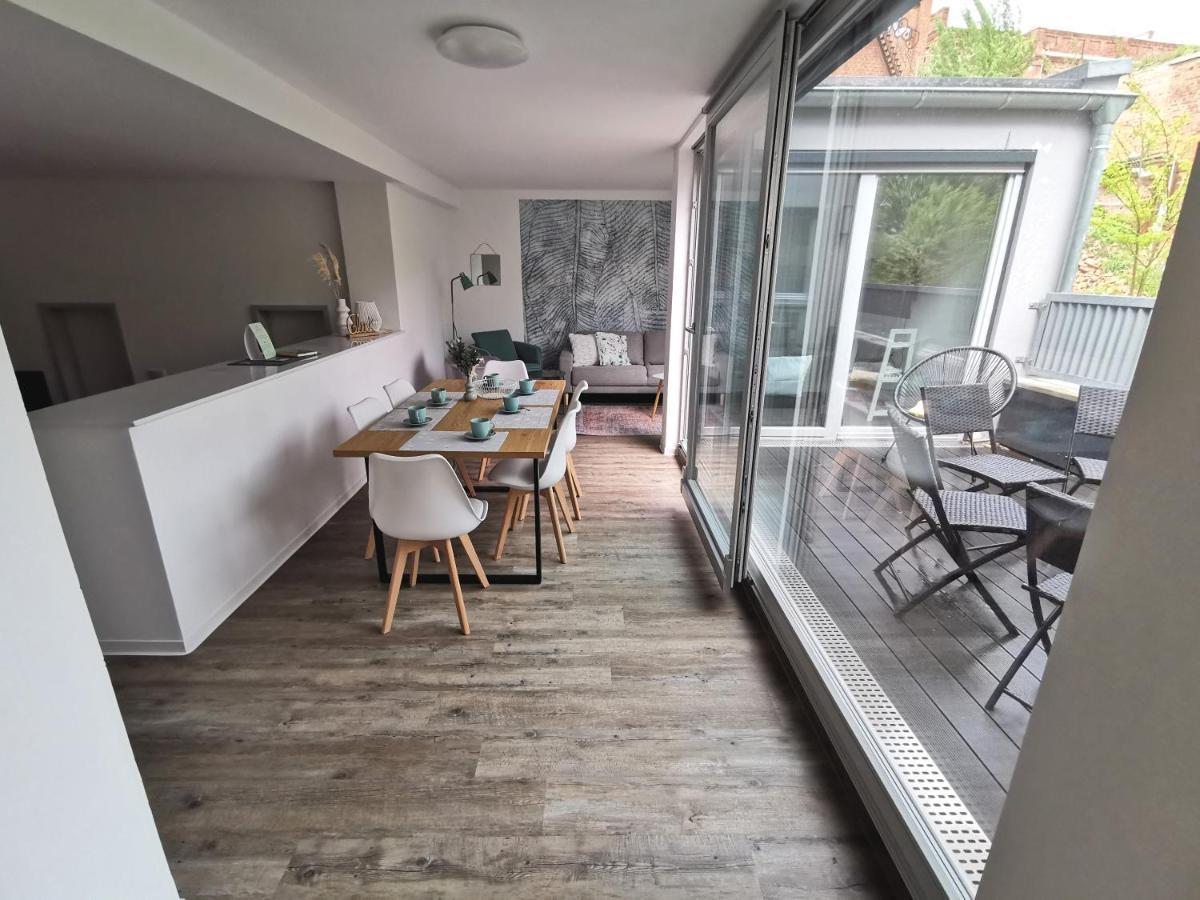 Bohnapartments - Town House Am Stadtpark - Gratis Parkplatz - Wlan Erfurt Esterno foto